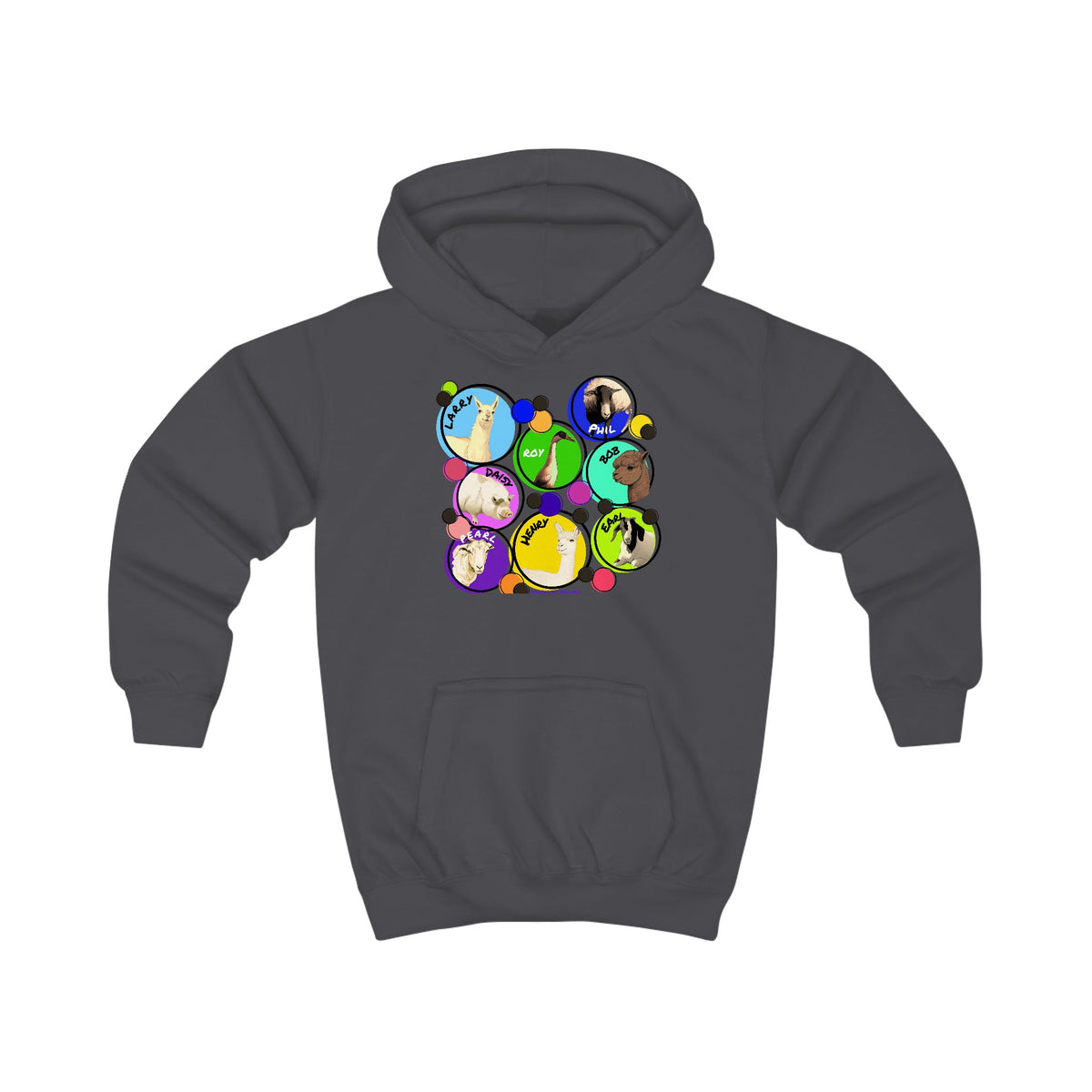 KIDS HOODIE - THE WHOLE GANG - CALI SUN