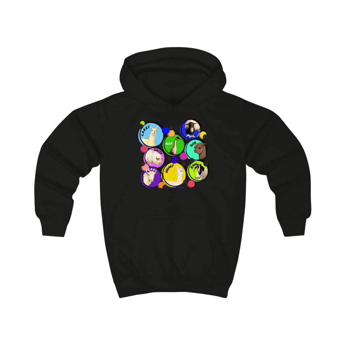 KIDS HOODIE - THE WHOLE GANG - CALI SUN