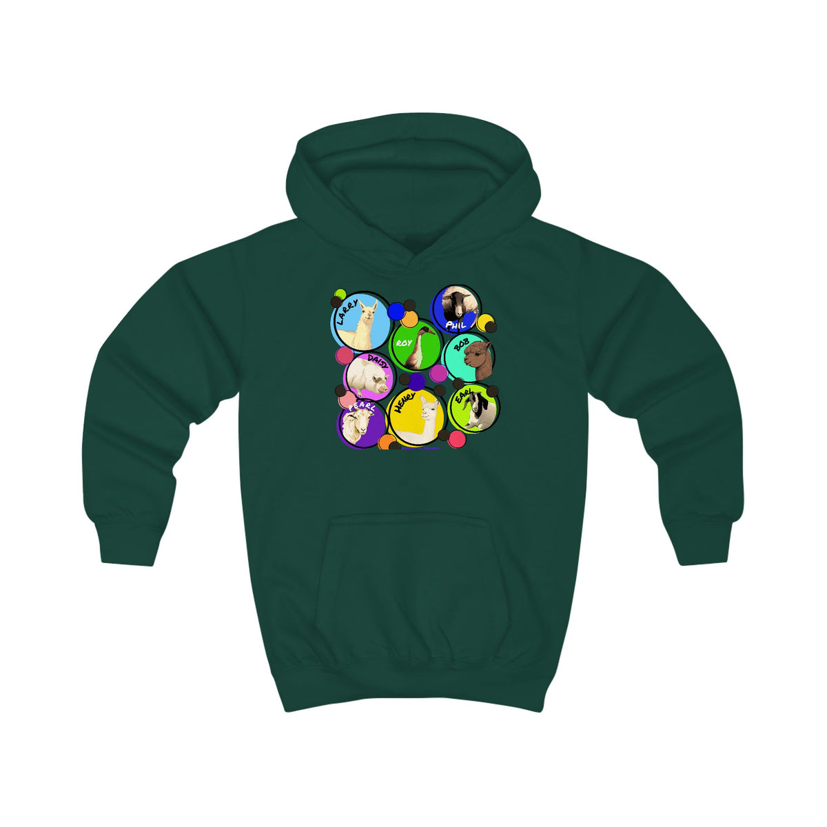 KIDS HOODIE - THE WHOLE GANG - CALI SUN
