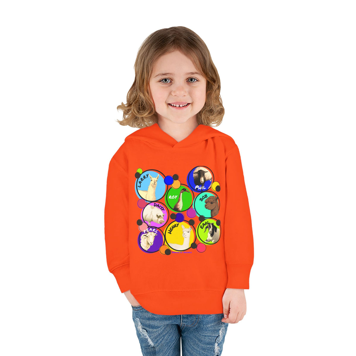 TODDLER  HOODIE - THE WHOLE GANG - CALI SUN