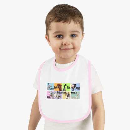 THE WHOLE GANG - BABY BIB - PASTEL