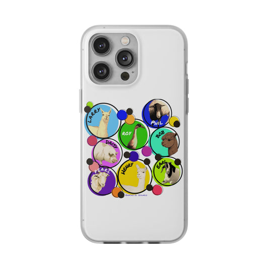 IPHONE & GALAXY FLEXI CASE - THE WHOLE GANG - CALI SUN