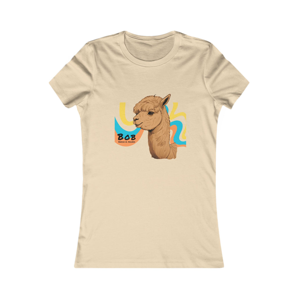 WOMENS SLIM CUT T-SHIRT - BOB - CALI SUN