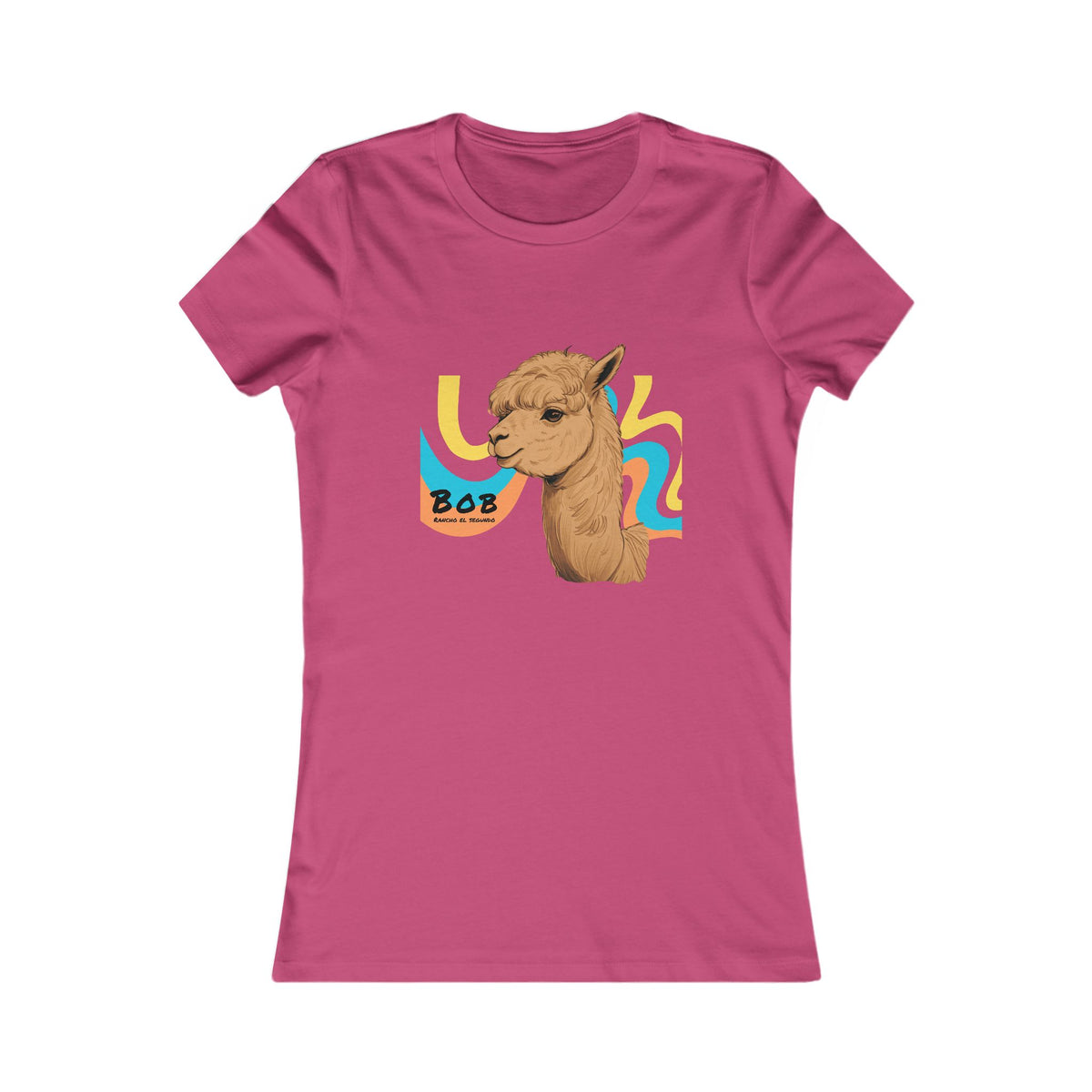 WOMENS SLIM CUT T-SHIRT - BOB - CALI SUN