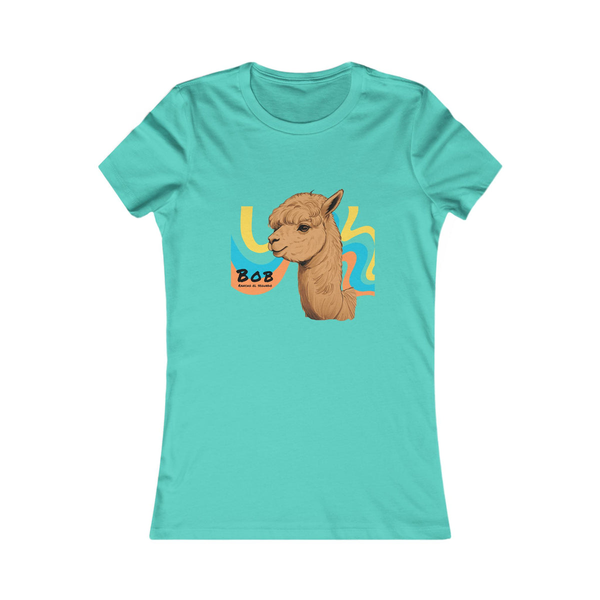 WOMENS SLIM CUT T-SHIRT - BOB - CALI SUN