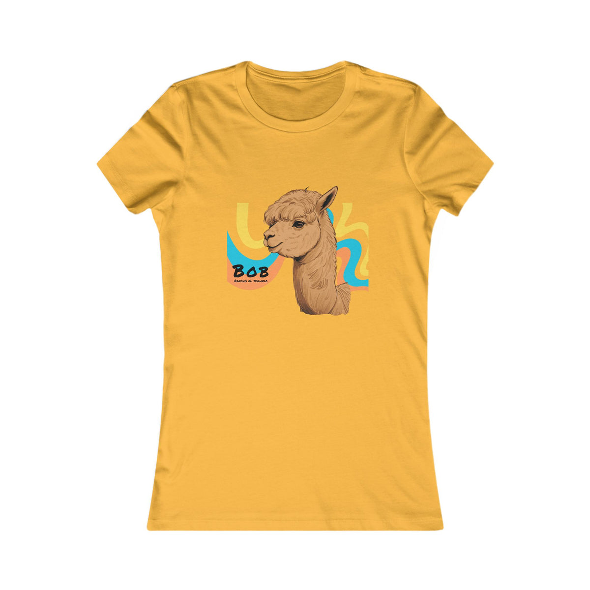 WOMENS SLIM CUT T-SHIRT - BOB - CALI SUN