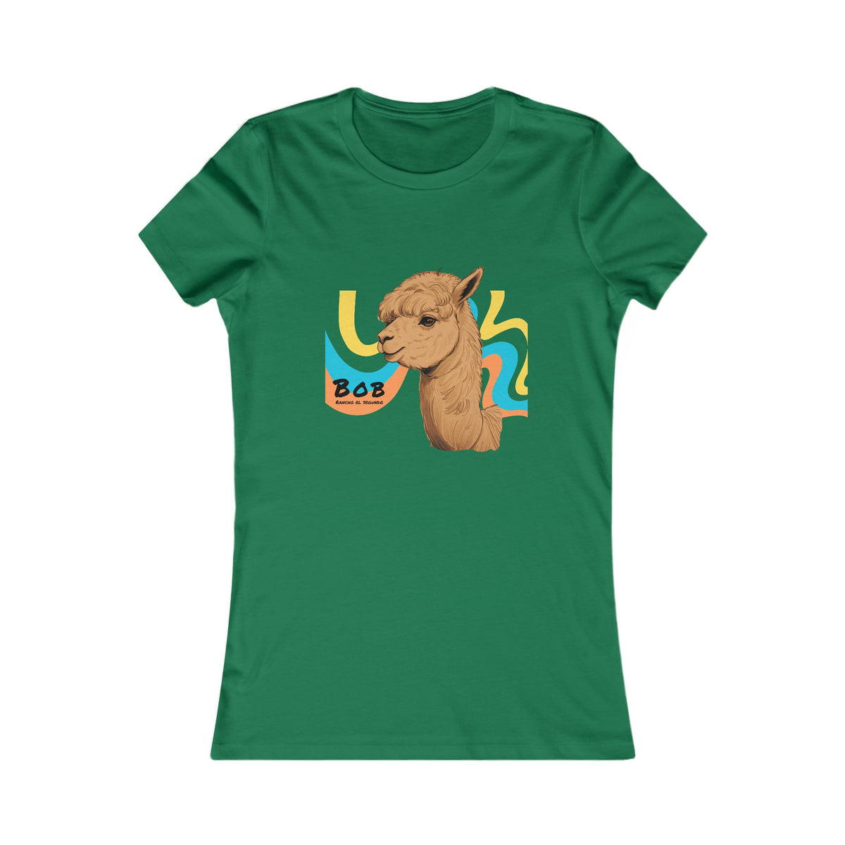 WOMENS SLIM CUT T-SHIRT - BOB - CALI SUN