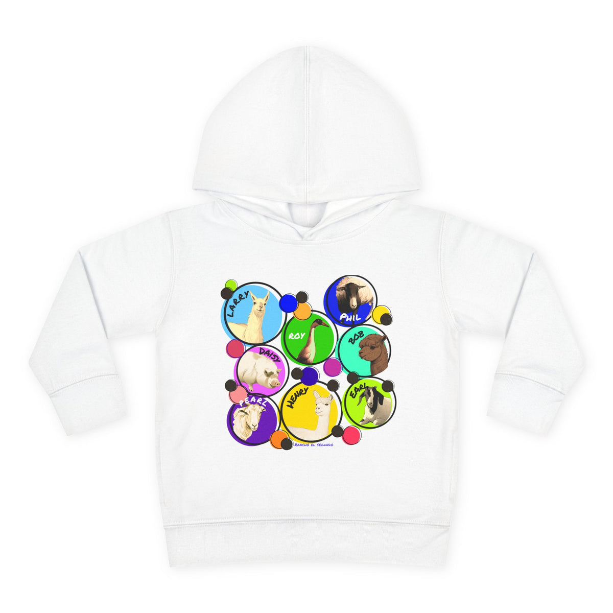 TODDLER  HOODIE - THE WHOLE GANG - CALI SUN