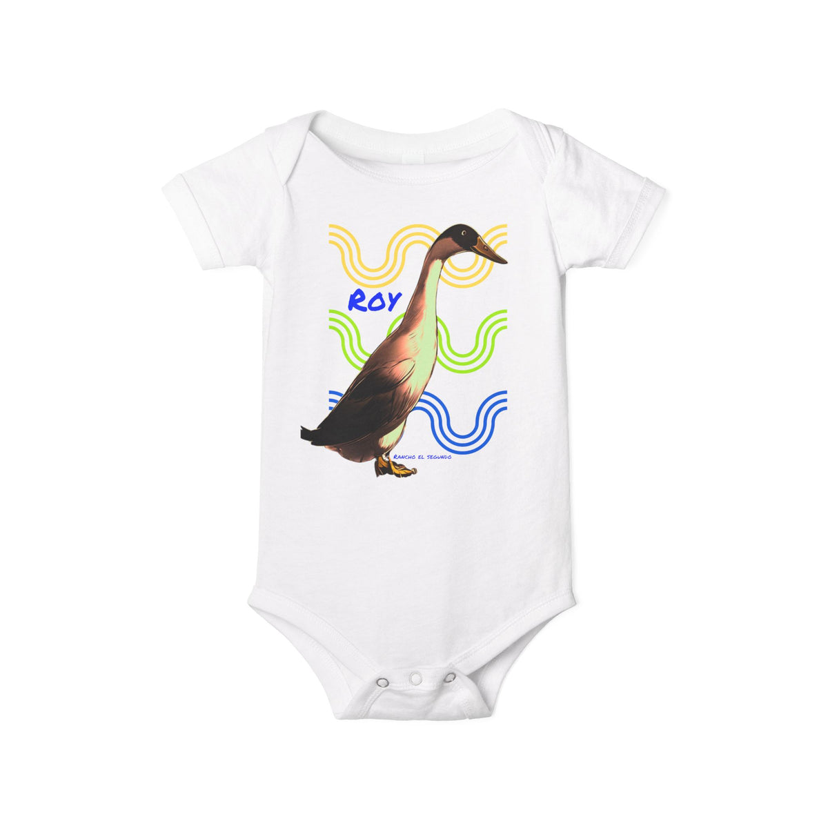 INFANT SHORT SLEEVE ONESIE - ROY - CALI SUN