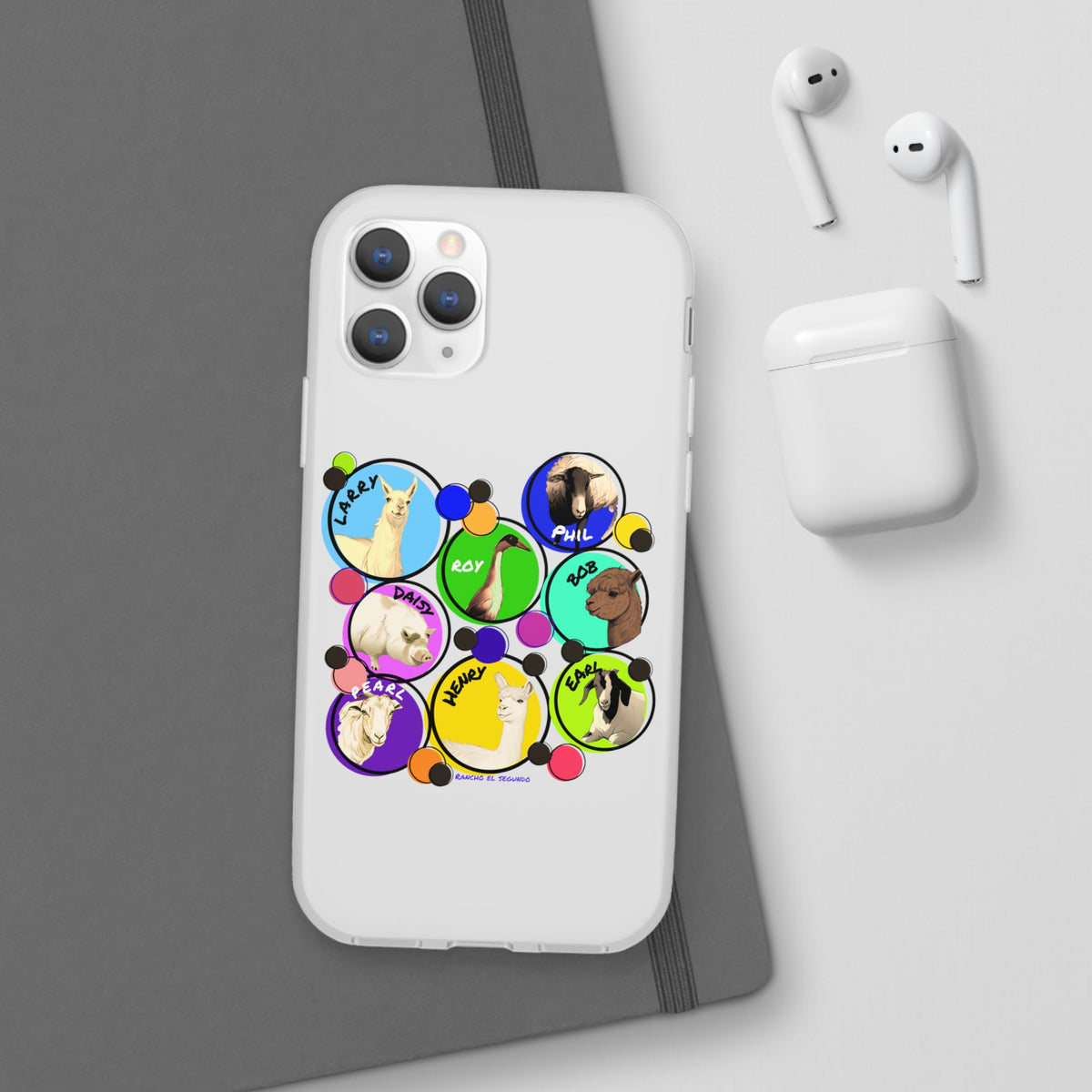 IPHONE & GALAXY FLEXI CASE - THE WHOLE GANG - CALI SUN