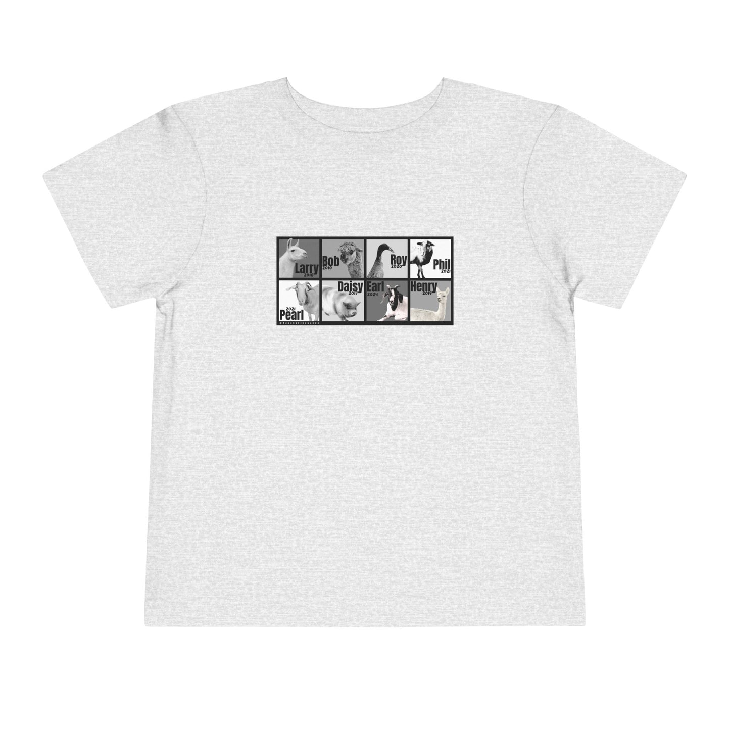 THE WHOLE GANG - TODDLER TEE -  BLACK & WHITE