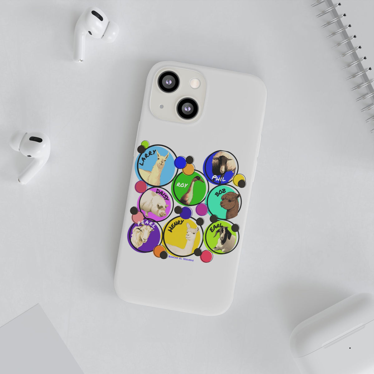 IPHONE & GALAXY FLEXI CASE - THE WHOLE GANG - CALI SUN
