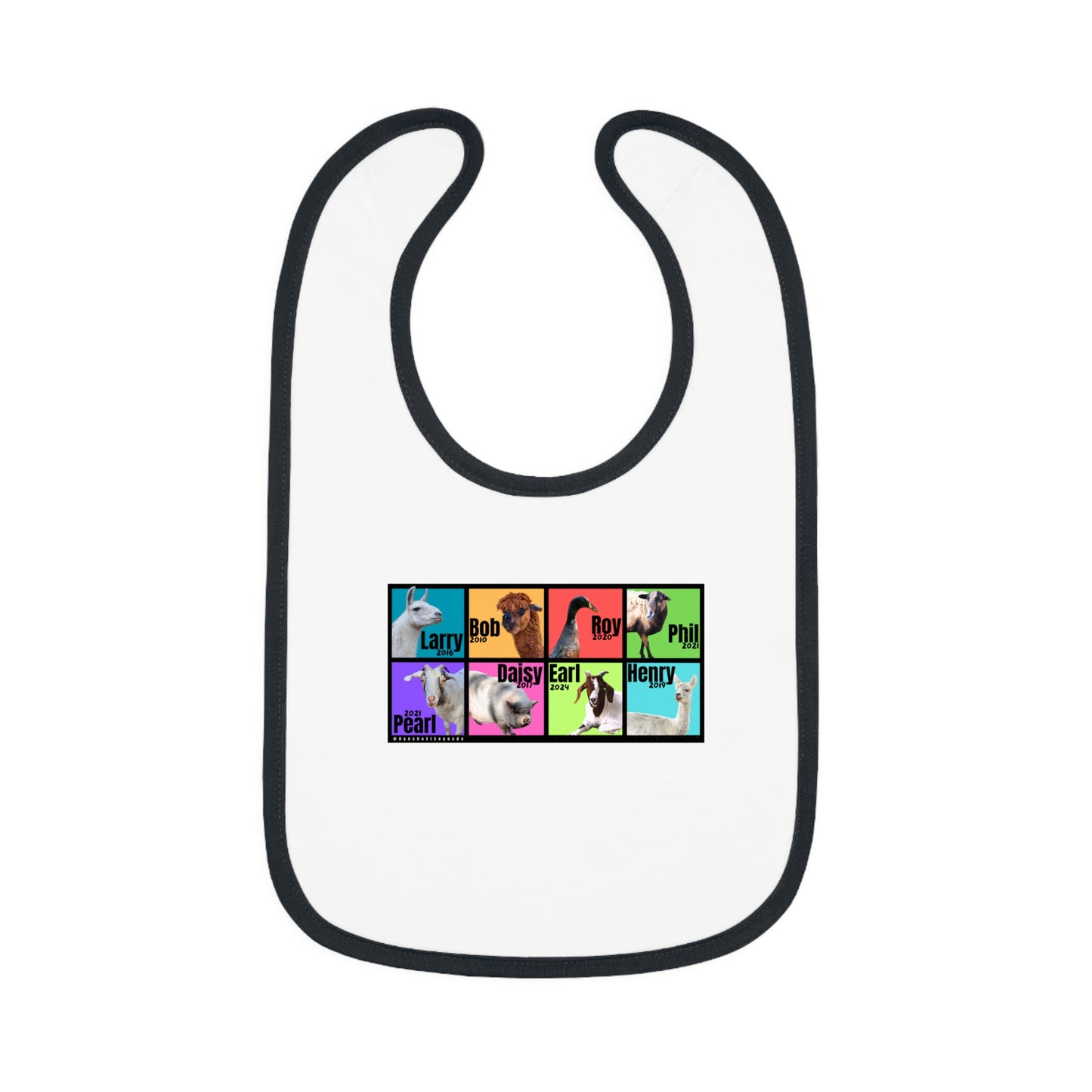 THE WHOLE GANG - BABY BIB - BOLD