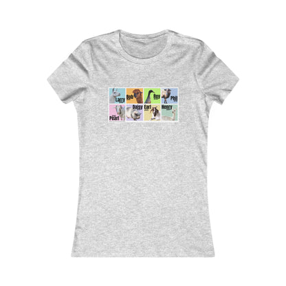 THE WHOLE GANG - WOMEN'S TEE - PASTEL