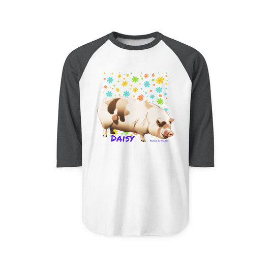 BASEBALL T-SHIRT (UNISEX) - DAISY - CALI SUN