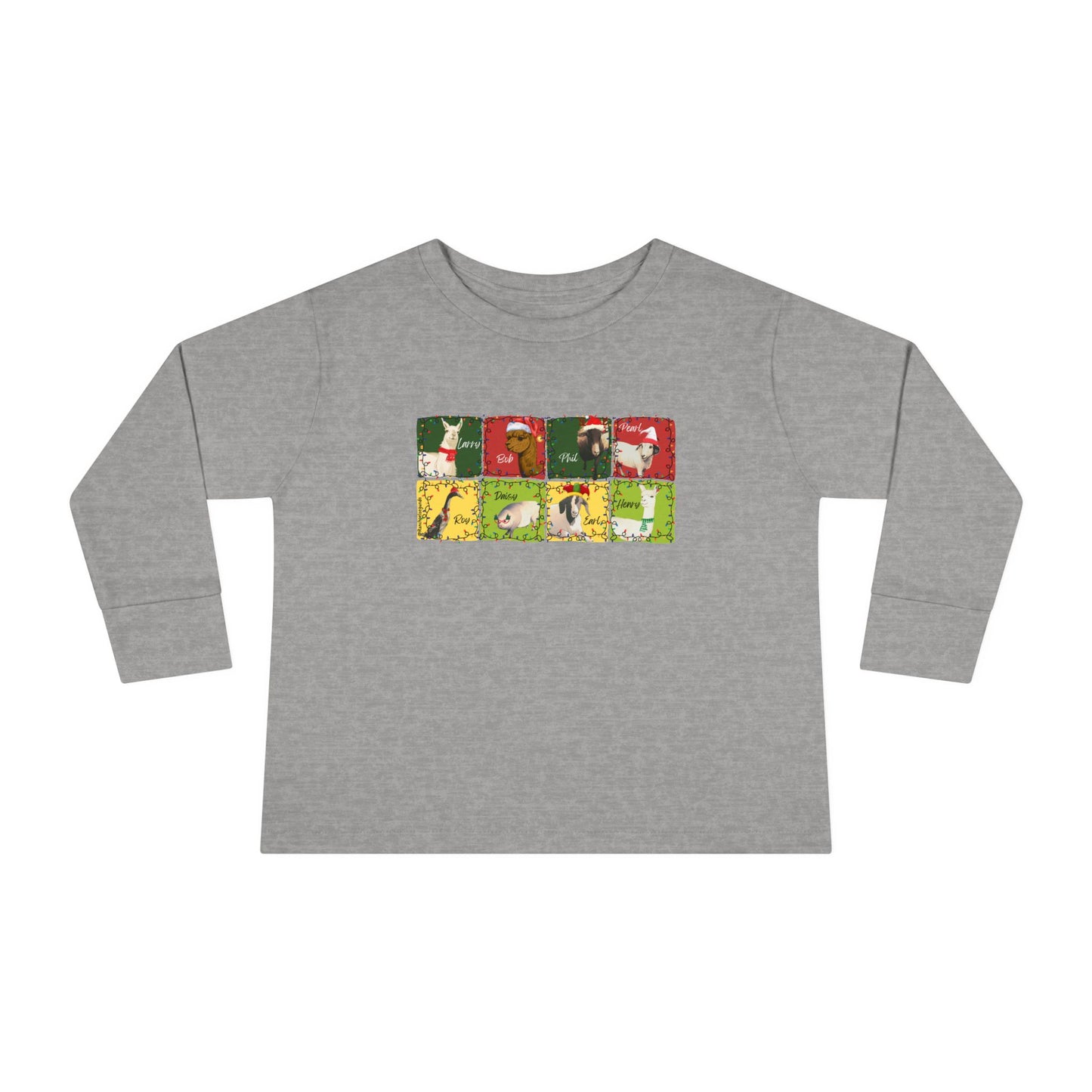 CHRISTMAS WITH THE WHOLE GANG - TODDLER LONG SLEEVE TEE