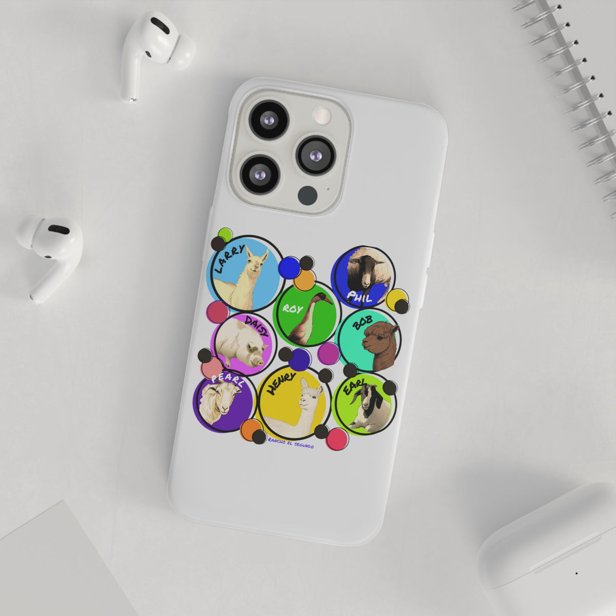 IPHONE & GALAXY FLEXI CASE - THE WHOLE GANG - CALI SUN