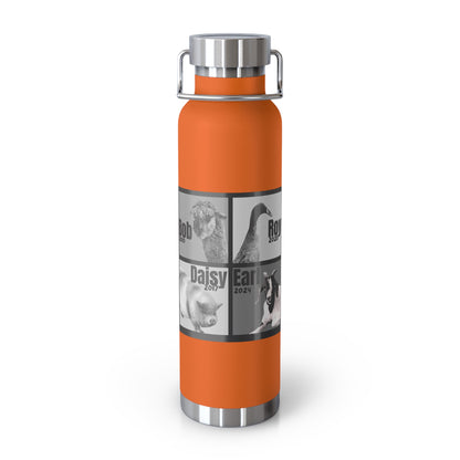 VACUUM INSULATED BOTTLE 22oz - THE WHOLE GANG - B&W