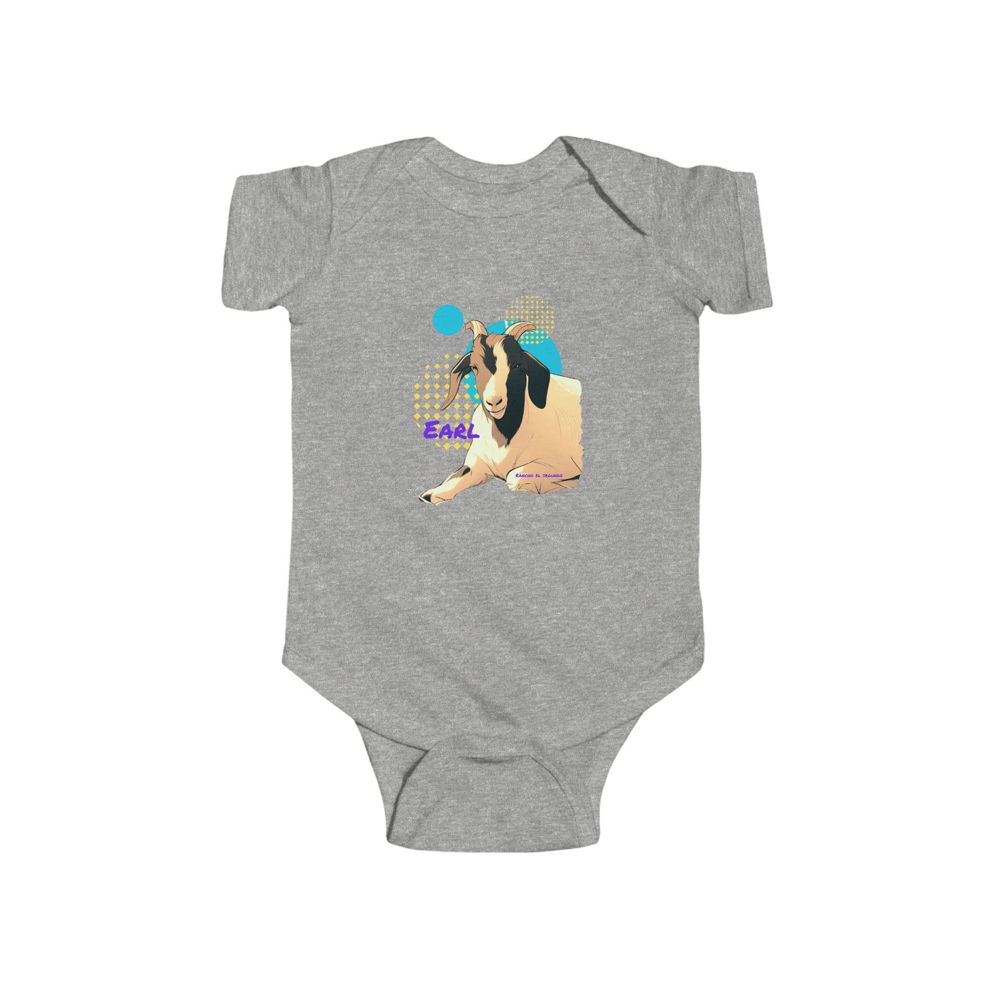 INFANT SHORT SLEEVE ONESIE - EARL - CALI SUN