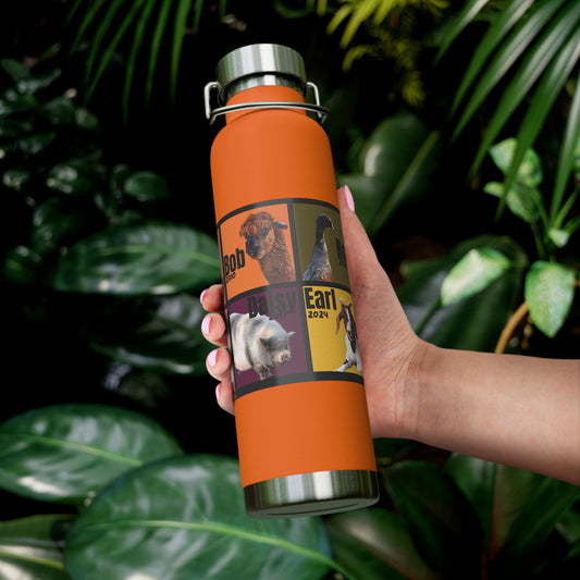 VACUUM INSULATED BOTTLE 22oz  - THE WHOLE GANG - EARTH TONES