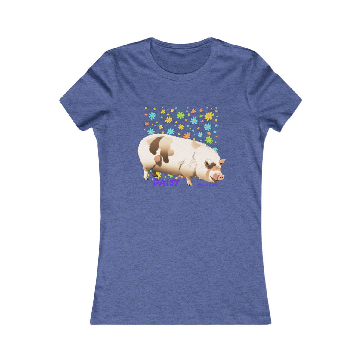 WOMENS SLIM CUT T-SHIRT - DAISY - CALI SUN