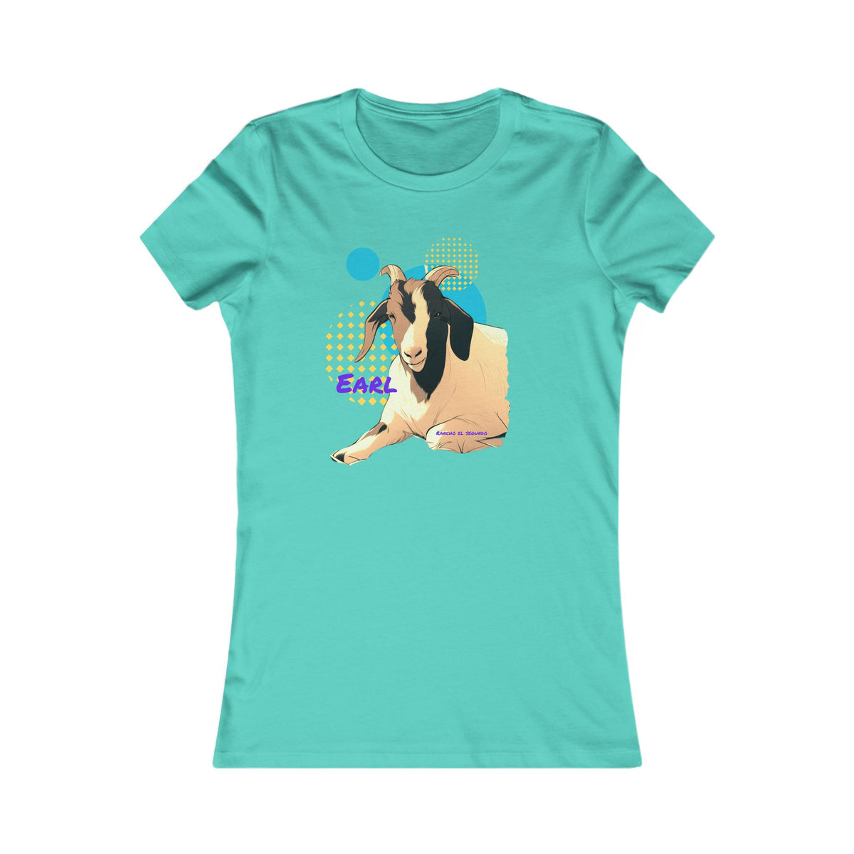 WOMENS SLIM CUT T-SHIRT - EARL - CALI SUN