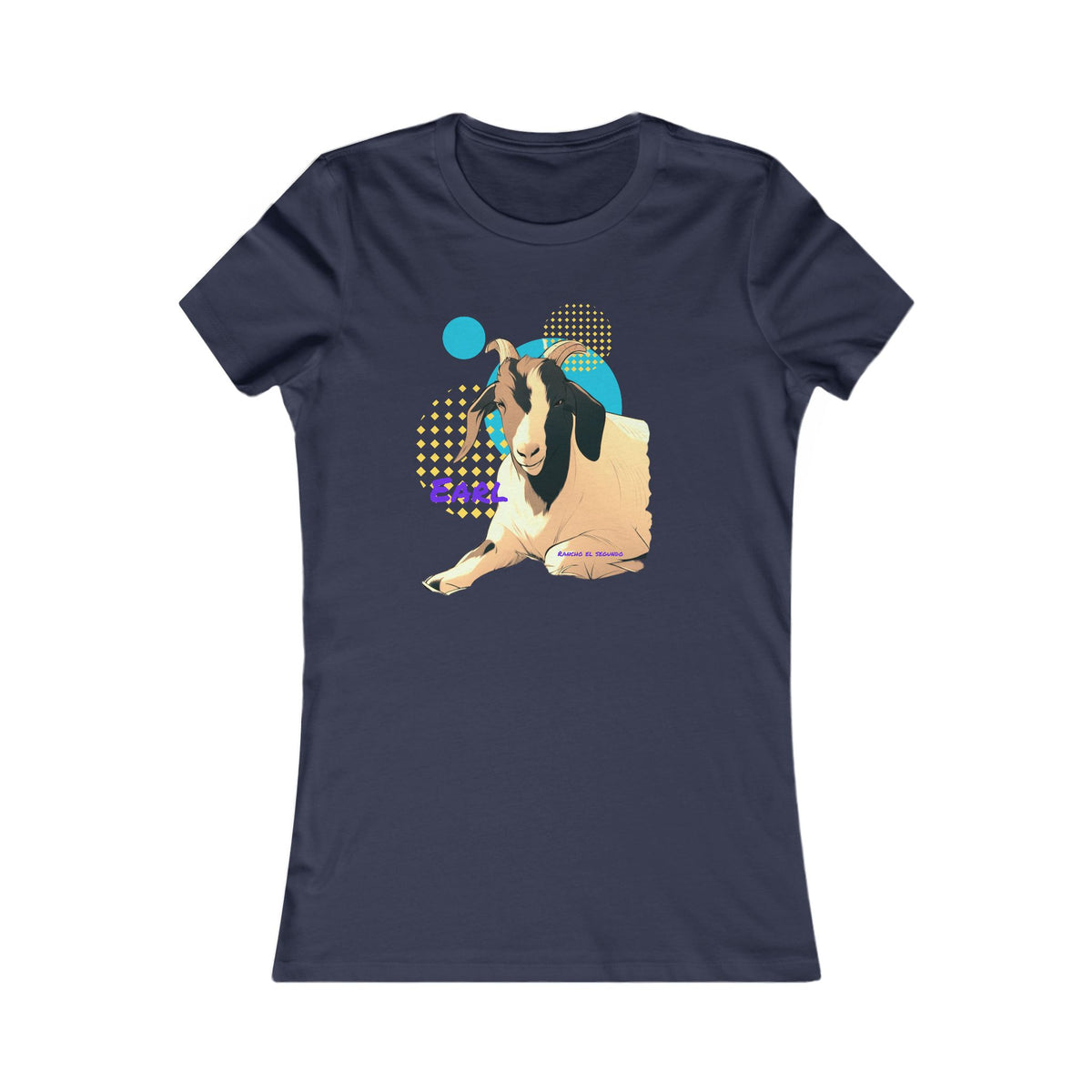 WOMENS SLIM CUT T-SHIRT - EARL - CALI SUN