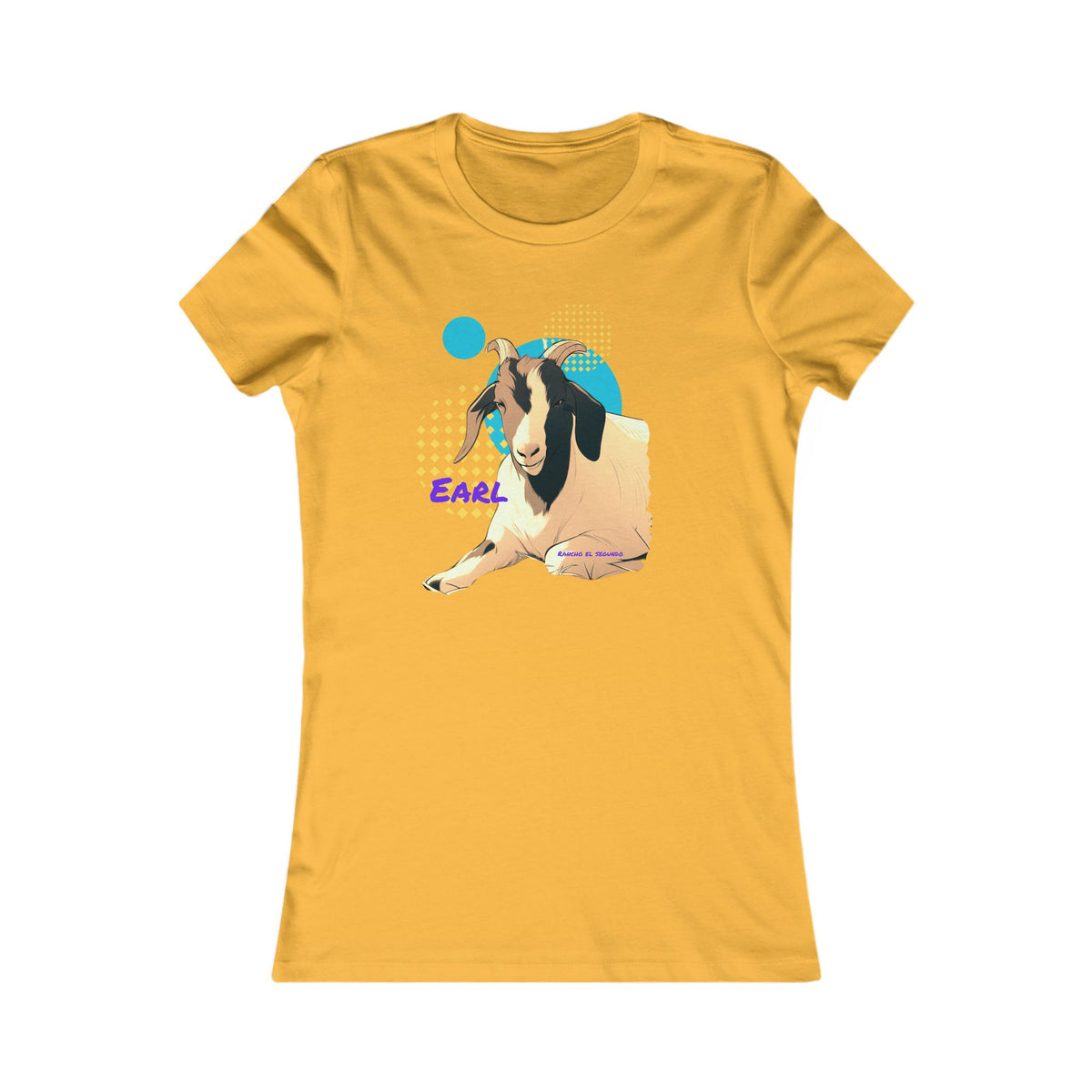 WOMENS SLIM CUT T-SHIRT - EARL - CALI SUN