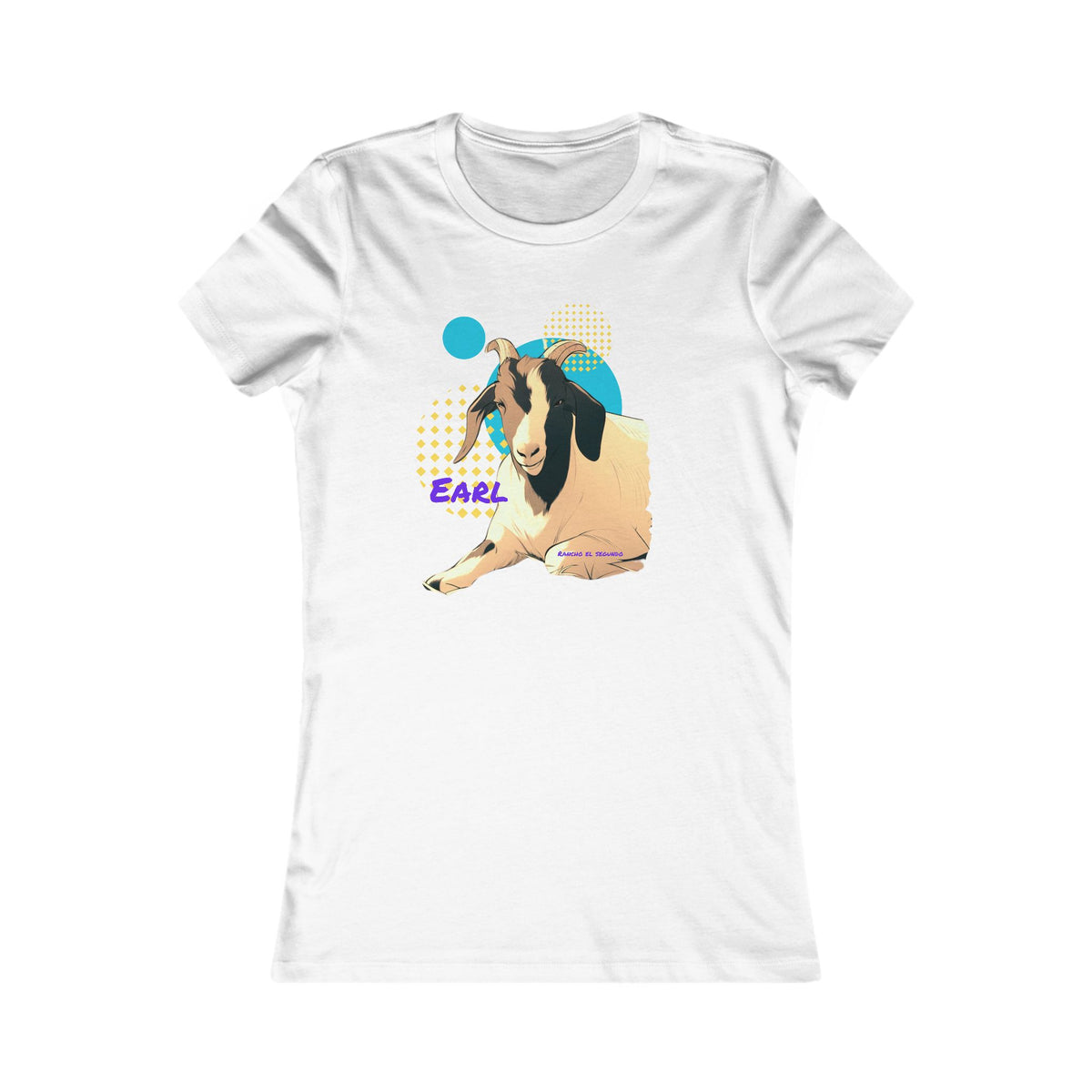 WOMENS SLIM CUT T-SHIRT - EARL - CALI SUN