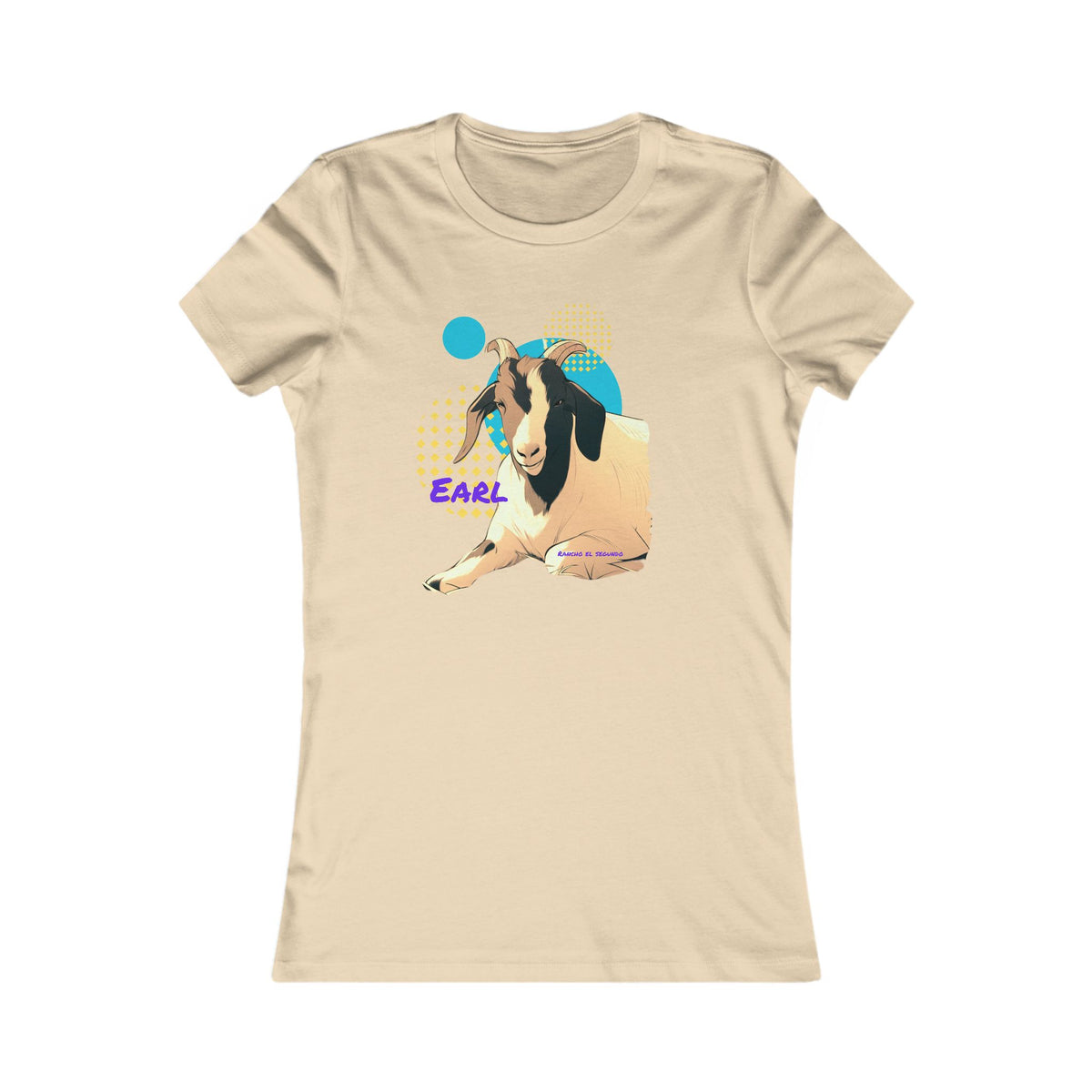 WOMENS SLIM CUT T-SHIRT - EARL - CALI SUN