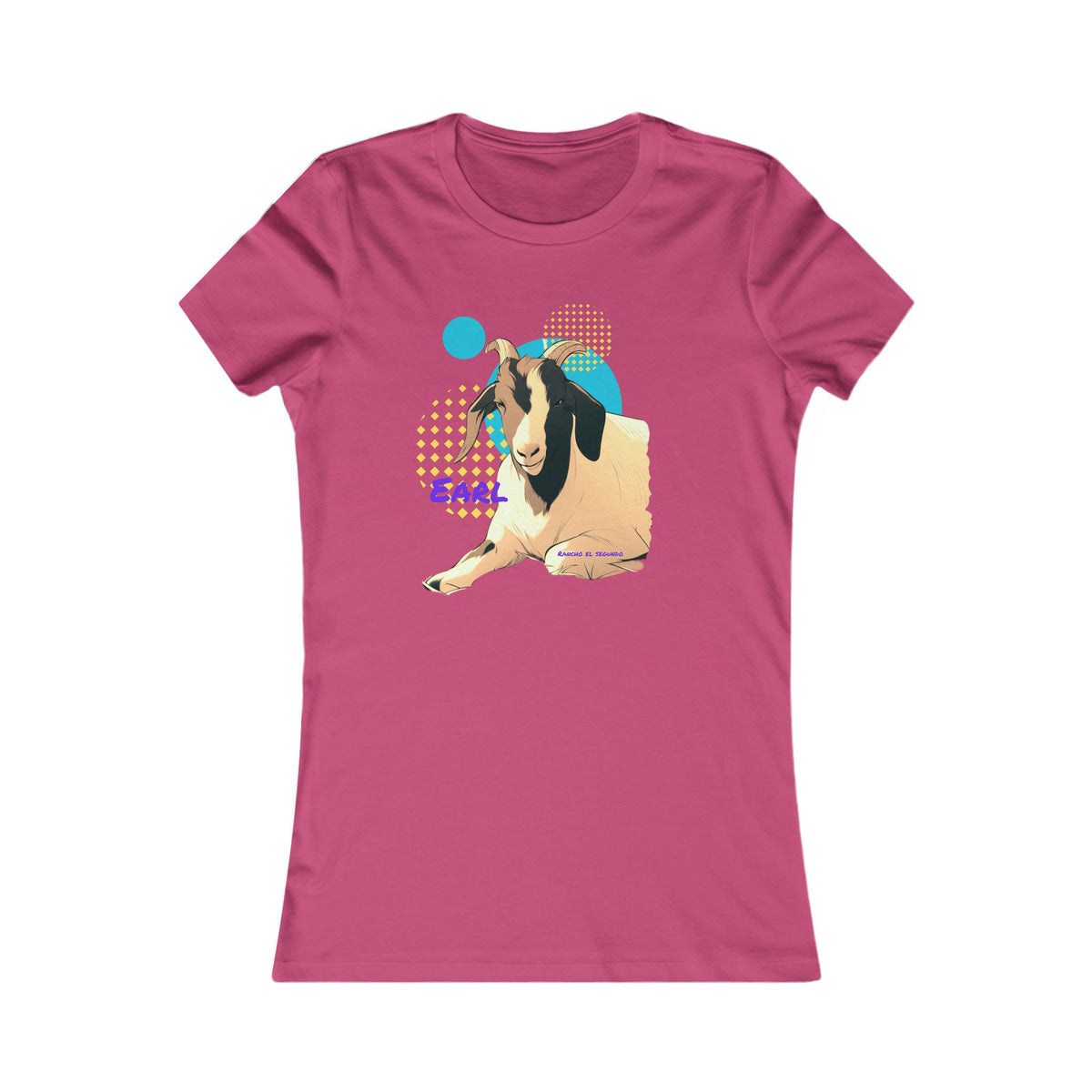 WOMENS SLIM CUT T-SHIRT - EARL - CALI SUN