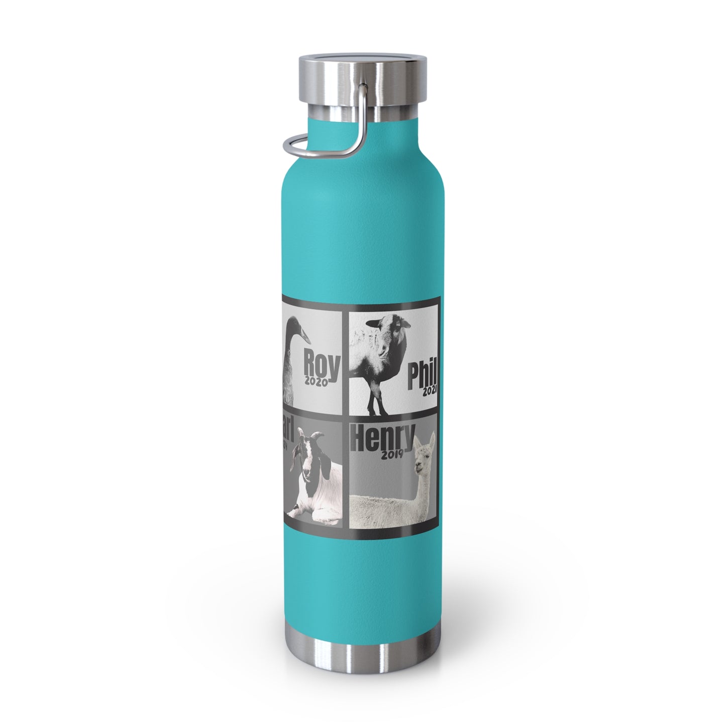 VACUUM INSULATED BOTTLE 22oz - THE WHOLE GANG - B&W