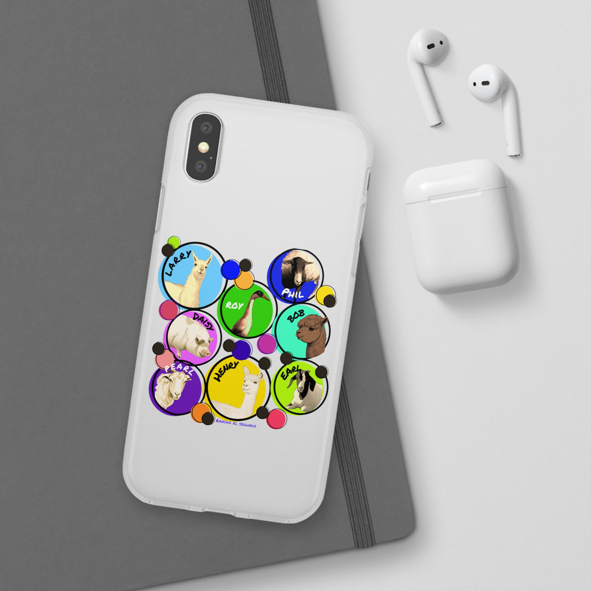 IPHONE & GALAXY FLEXI CASE - THE WHOLE GANG - CALI SUN