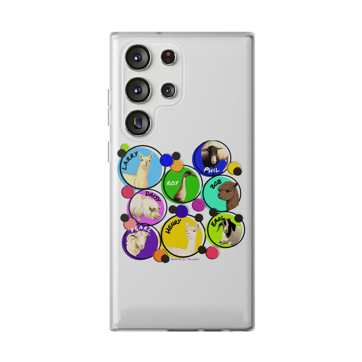 IPHONE & GALAXY FLEXI CASE - THE WHOLE GANG - CALI SUN