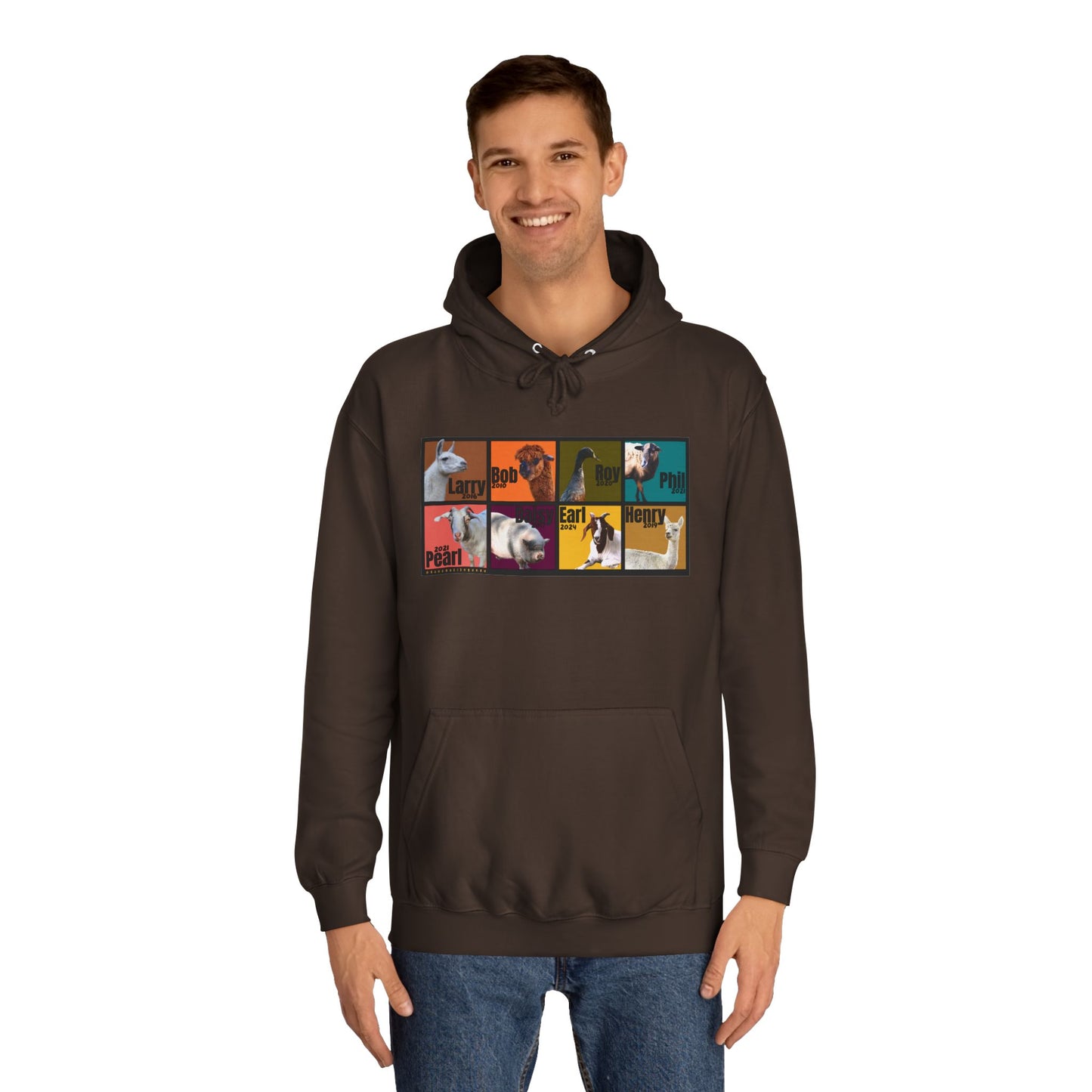 THE WHOLE GANG - ADULT HOODIE - EARTH TONES