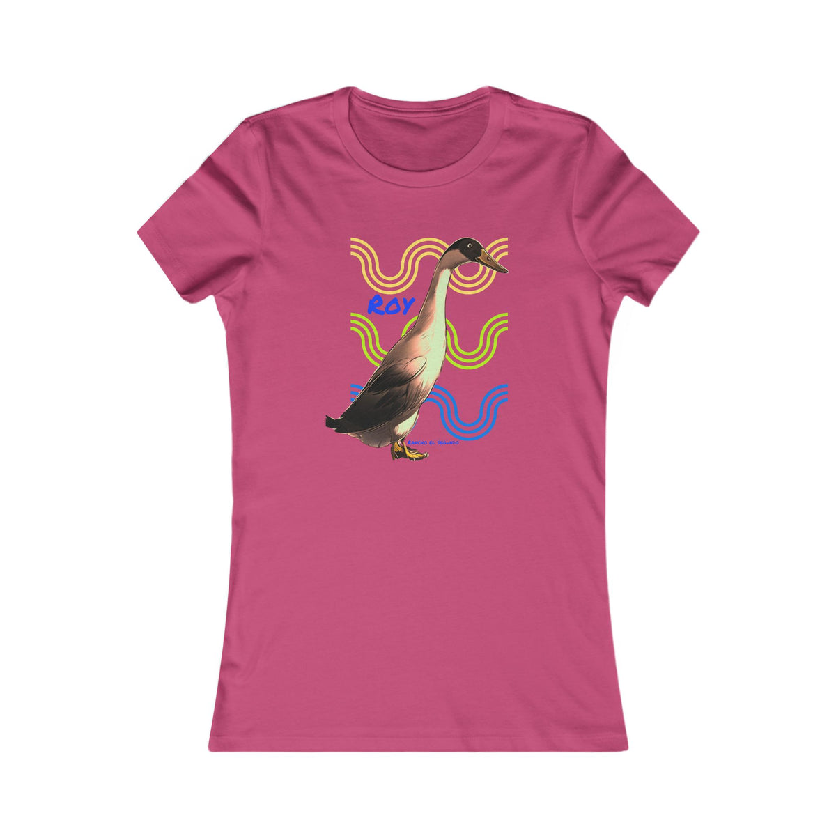 WOMENS SLIM CUT T-SHIRT - ROY - CALI SUN
