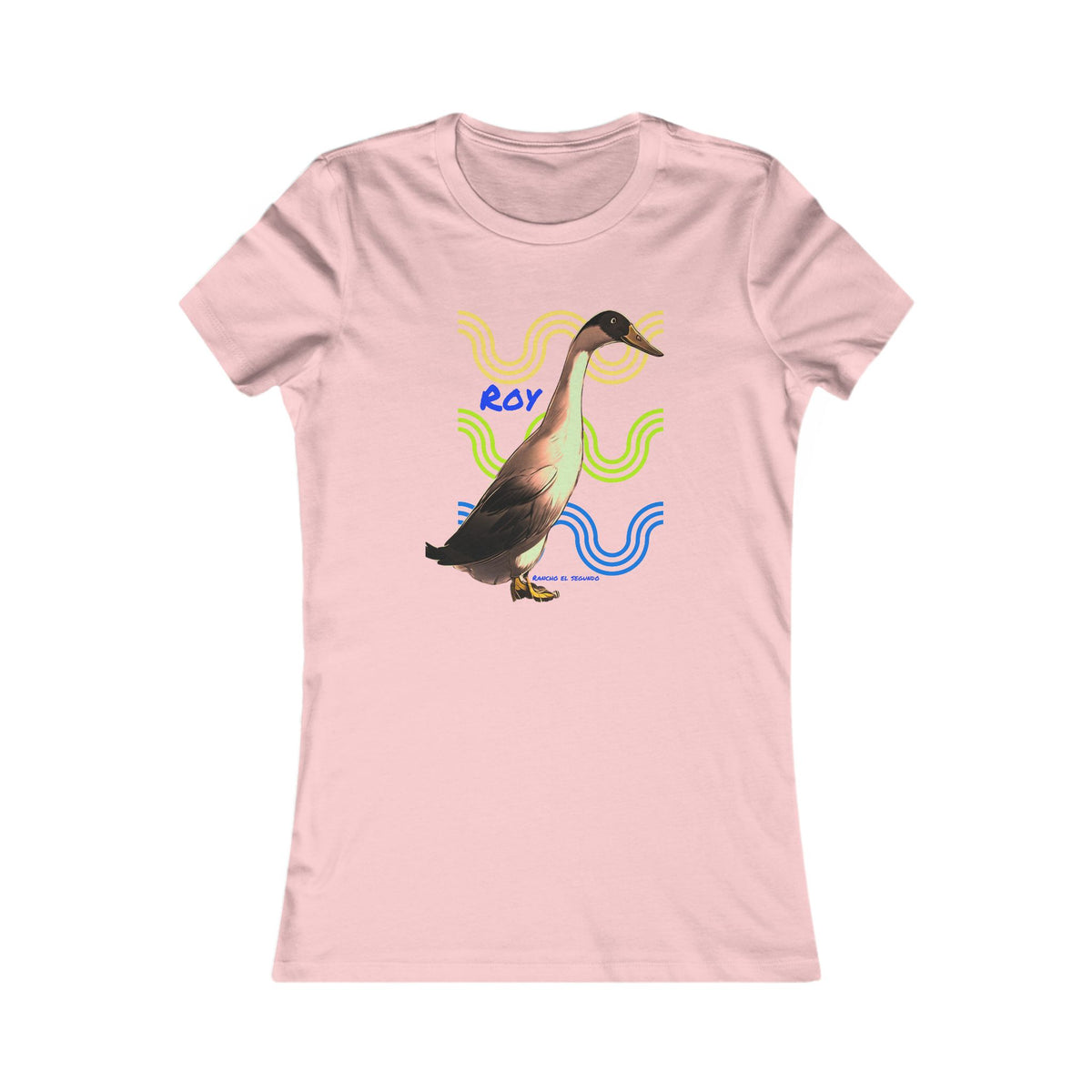 WOMENS SLIM CUT T-SHIRT - ROY - CALI SUN
