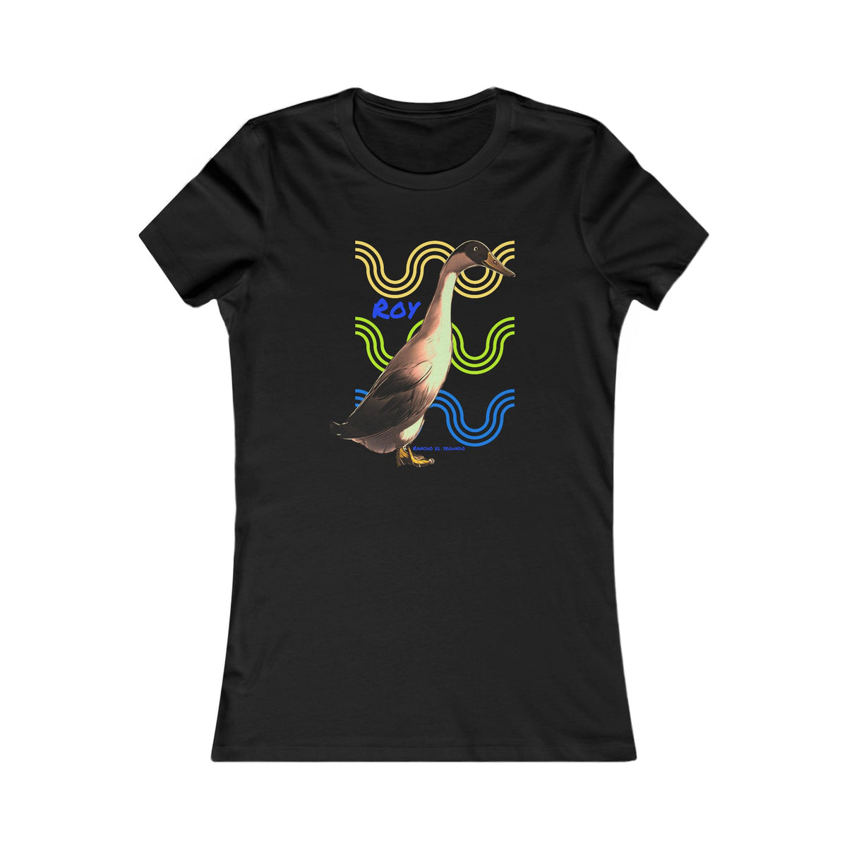 WOMENS SLIM CUT T-SHIRT - ROY - CALI SUN