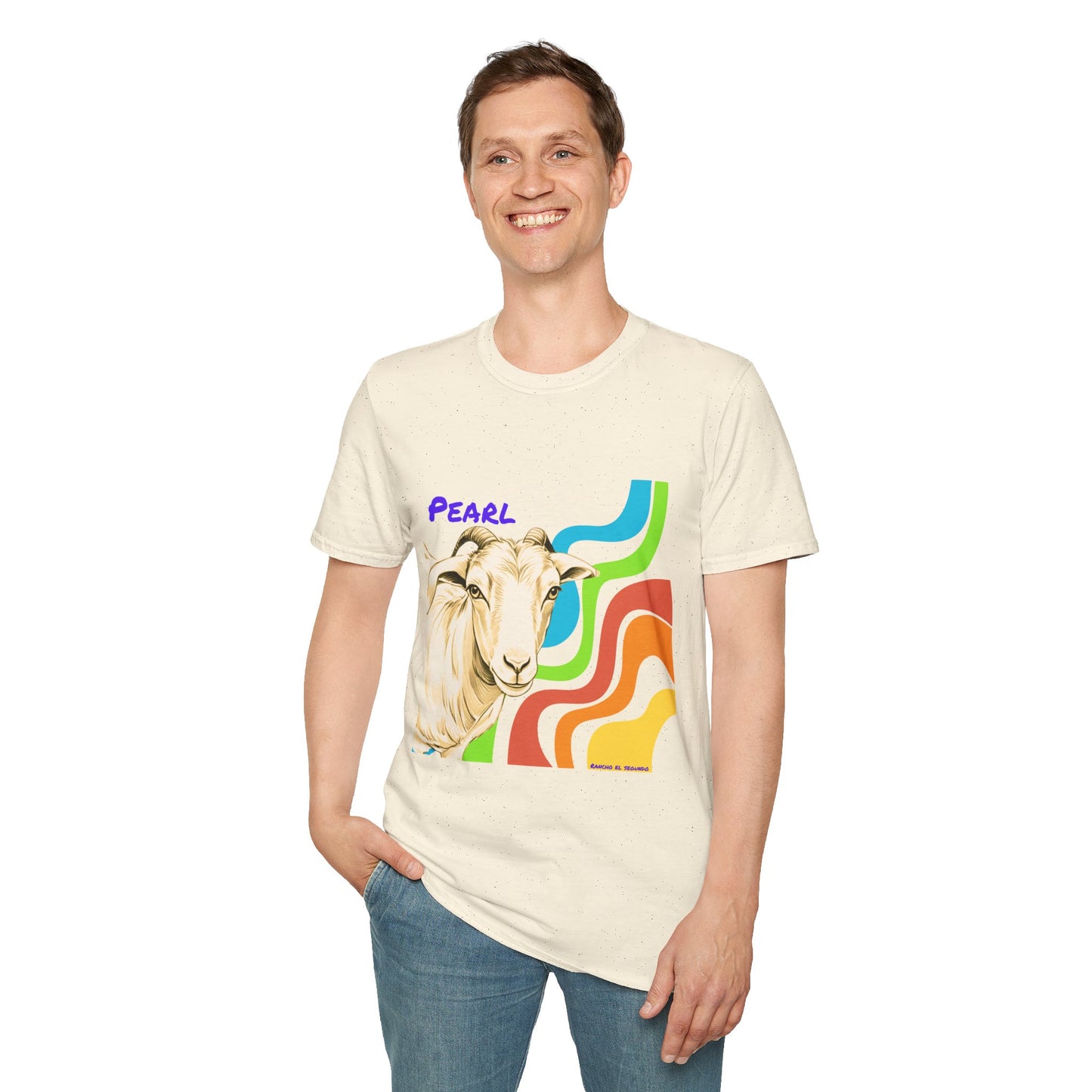 ADULT T-SHIRT (UNISEX) - PEARL - CALI SUN