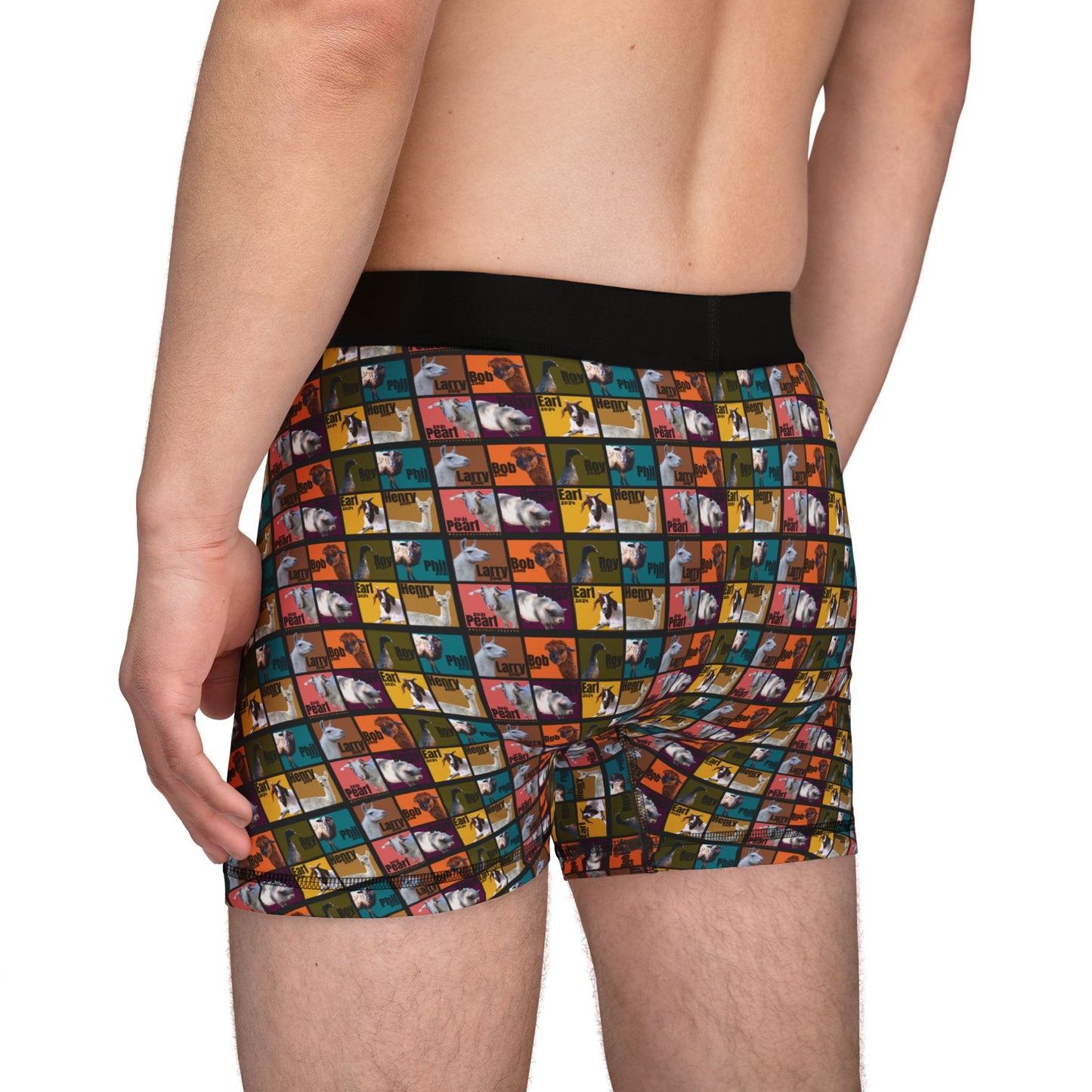 MEN'S BOXERS - THE WHOLE GANG - EARTH TONES