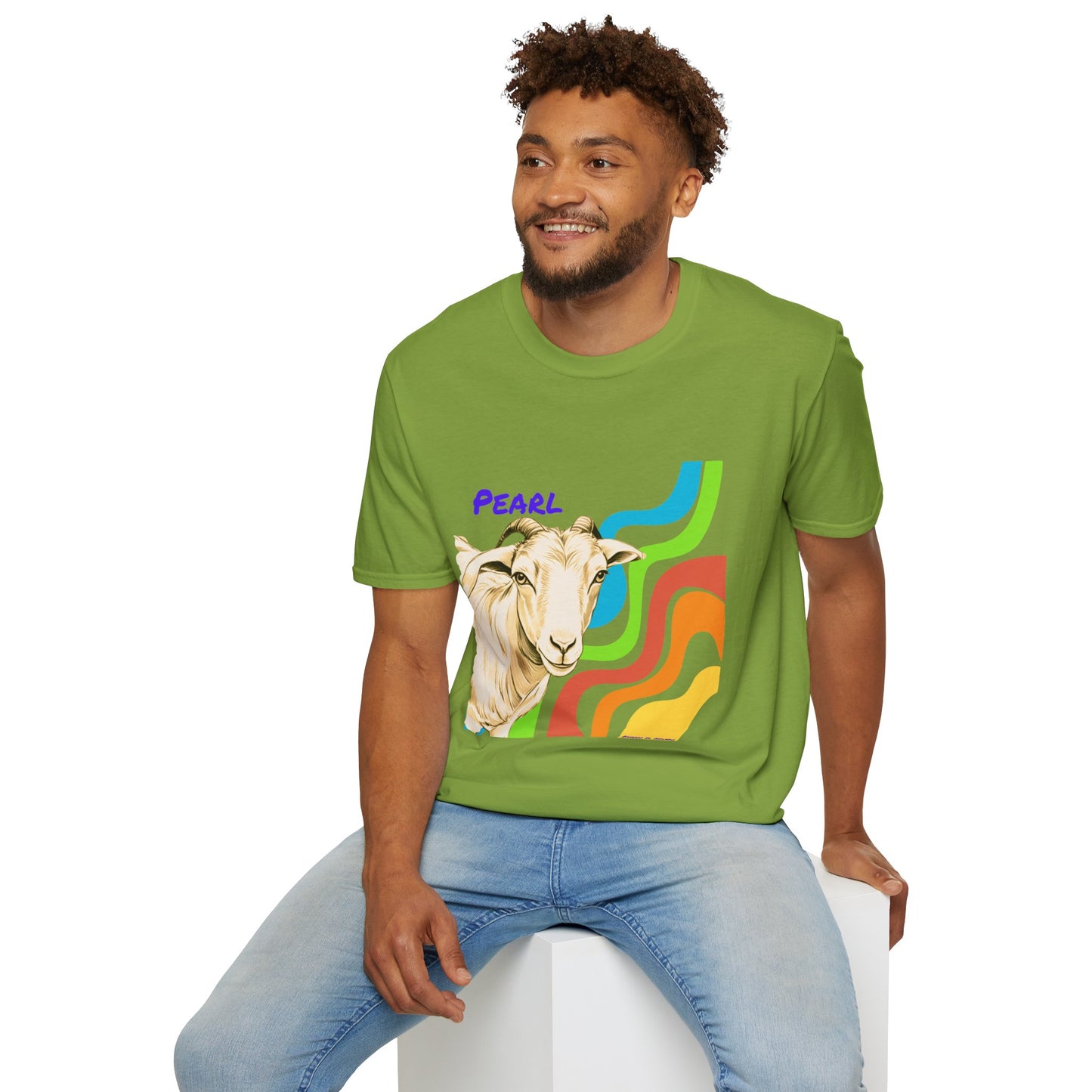 ADULT T-SHIRT (UNISEX) - PEARL - CALI SUN