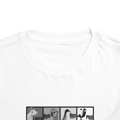 THE WHOLE GANG - TODDLER TEE -  BLACK & WHITE