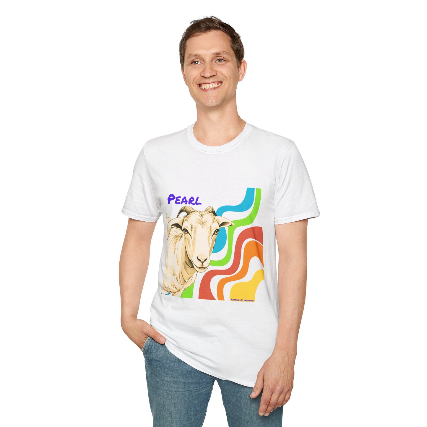 ADULT T-SHIRT (UNISEX) - PEARL - CALI SUN