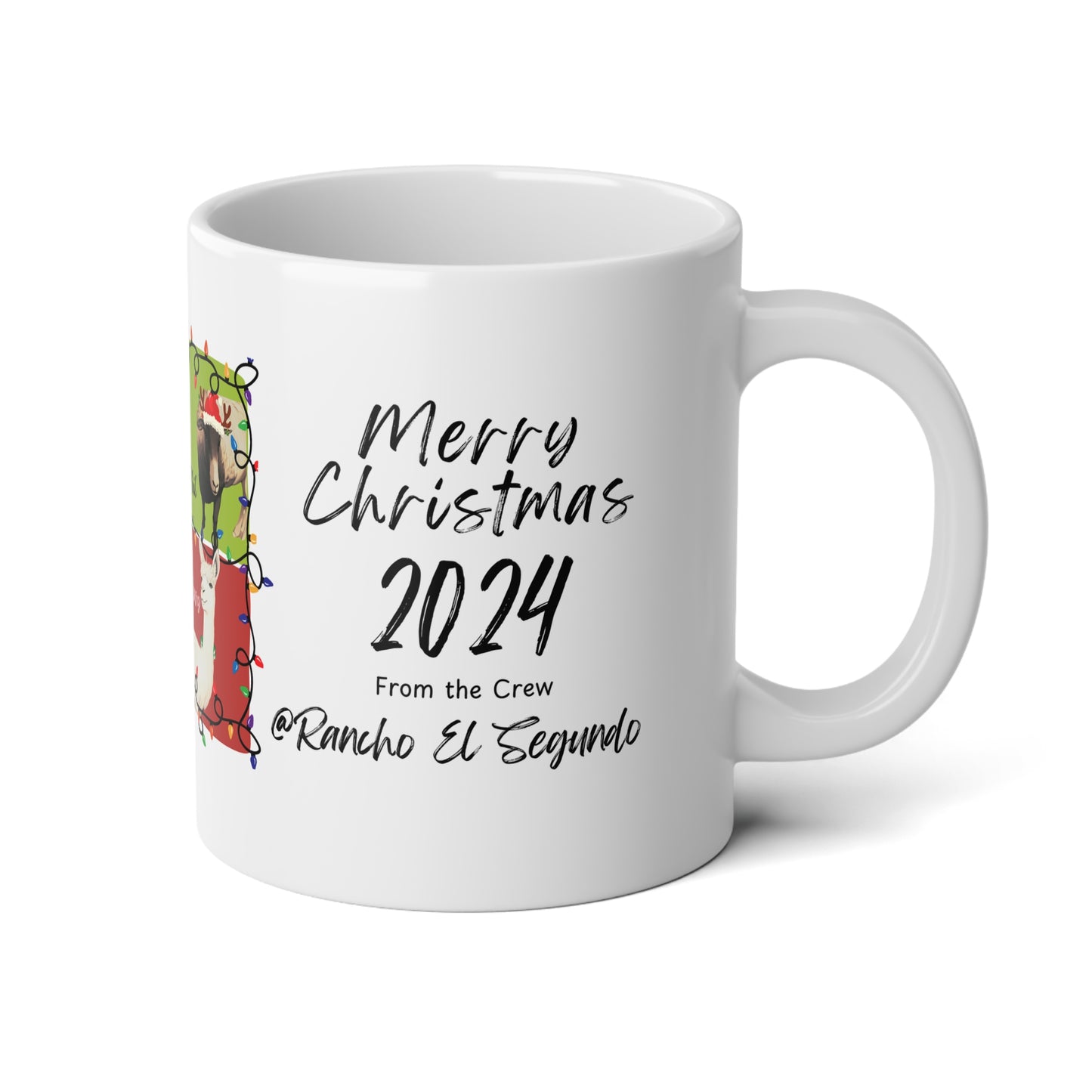 CHRISTMAS WITH THE WOLE GANG MUG - 20oz