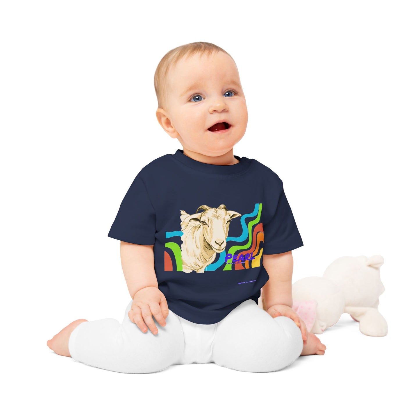 INFANT T-SHIRT - PEARL - CALI SUN