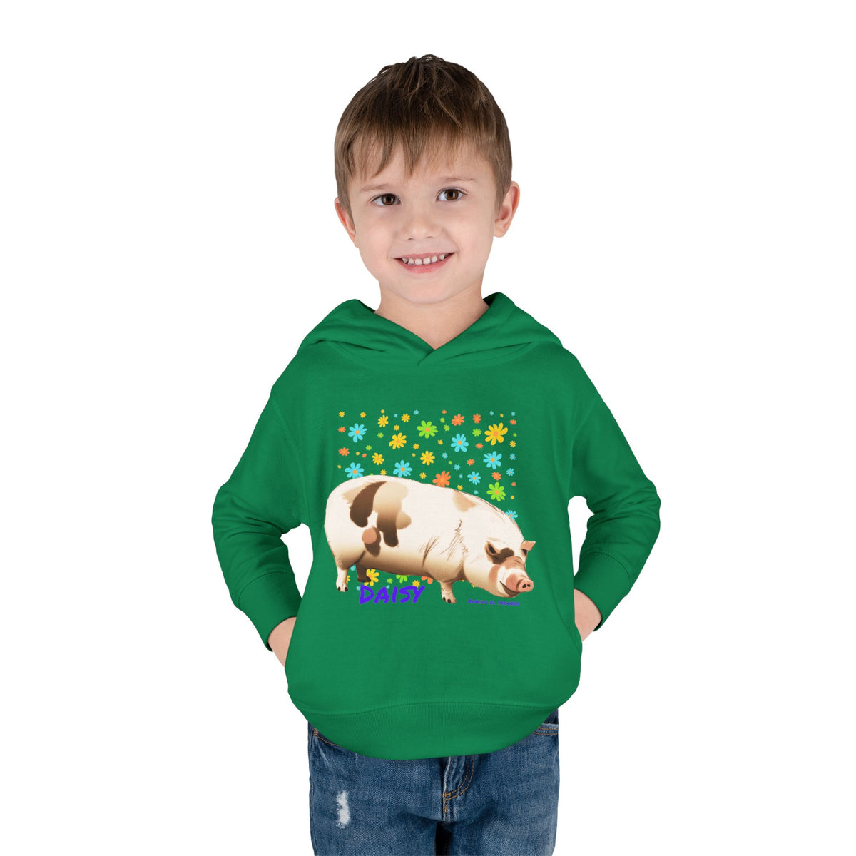 TODDLER HOODIE - DAISY - CALI SUN