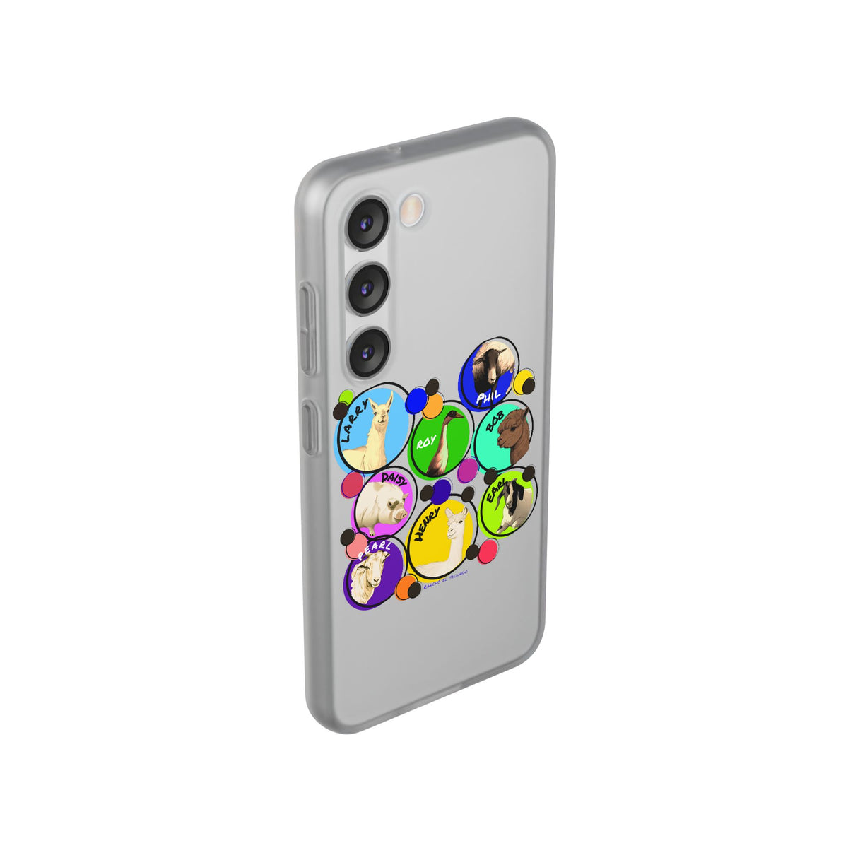 IPHONE & GALAXY FLEXI CASE - THE WHOLE GANG - CALI SUN