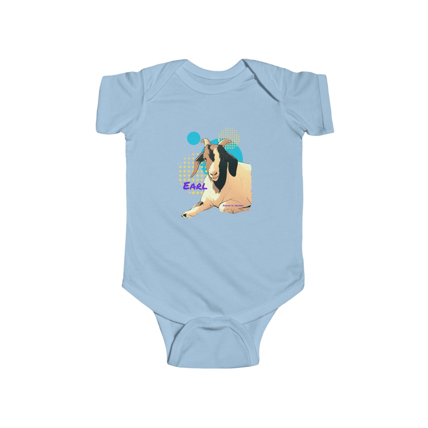 INFANT SHORT SLEEVE ONESIE - EARL - CALI SUN