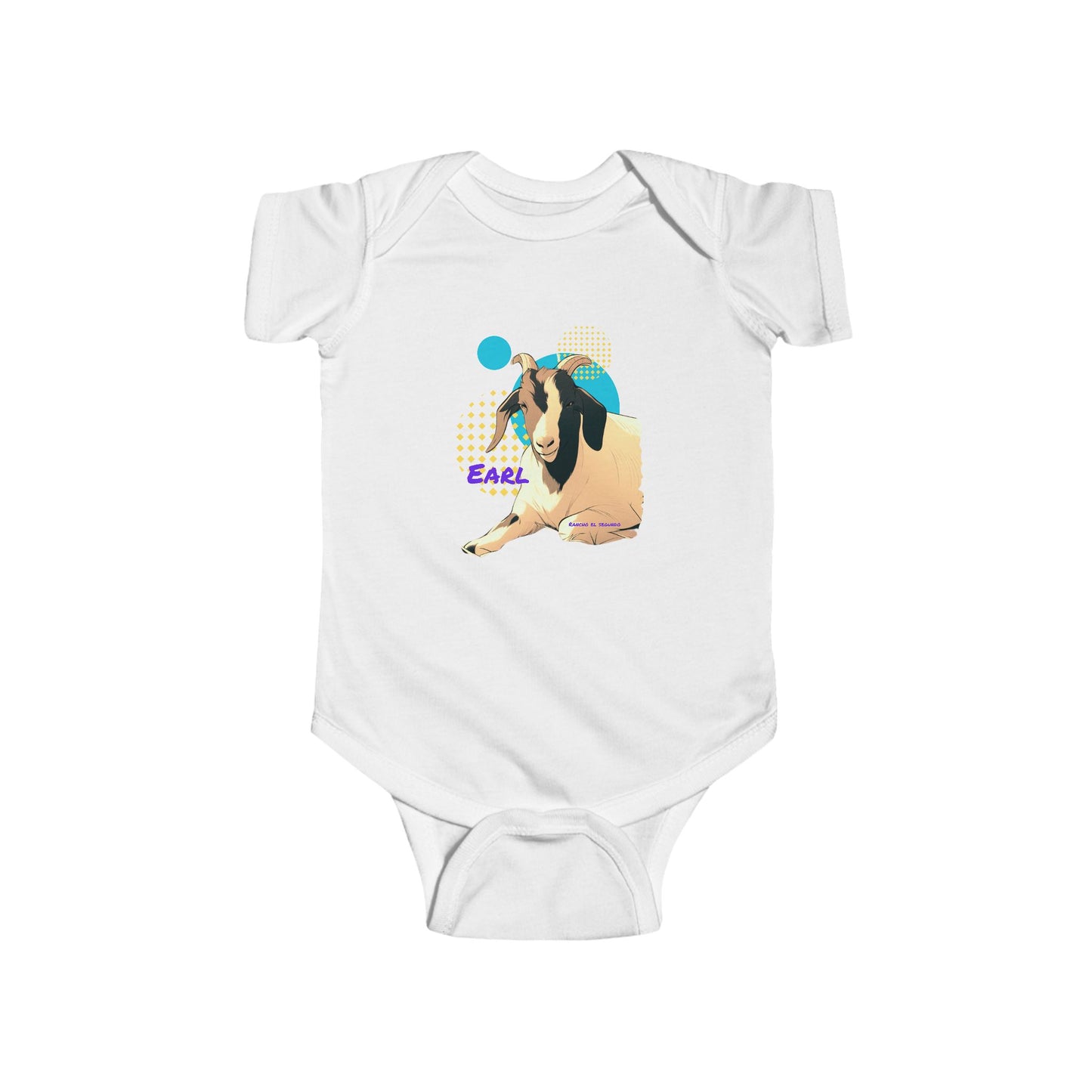 INFANT SHORT SLEEVE ONESIE - EARL - CALI SUN