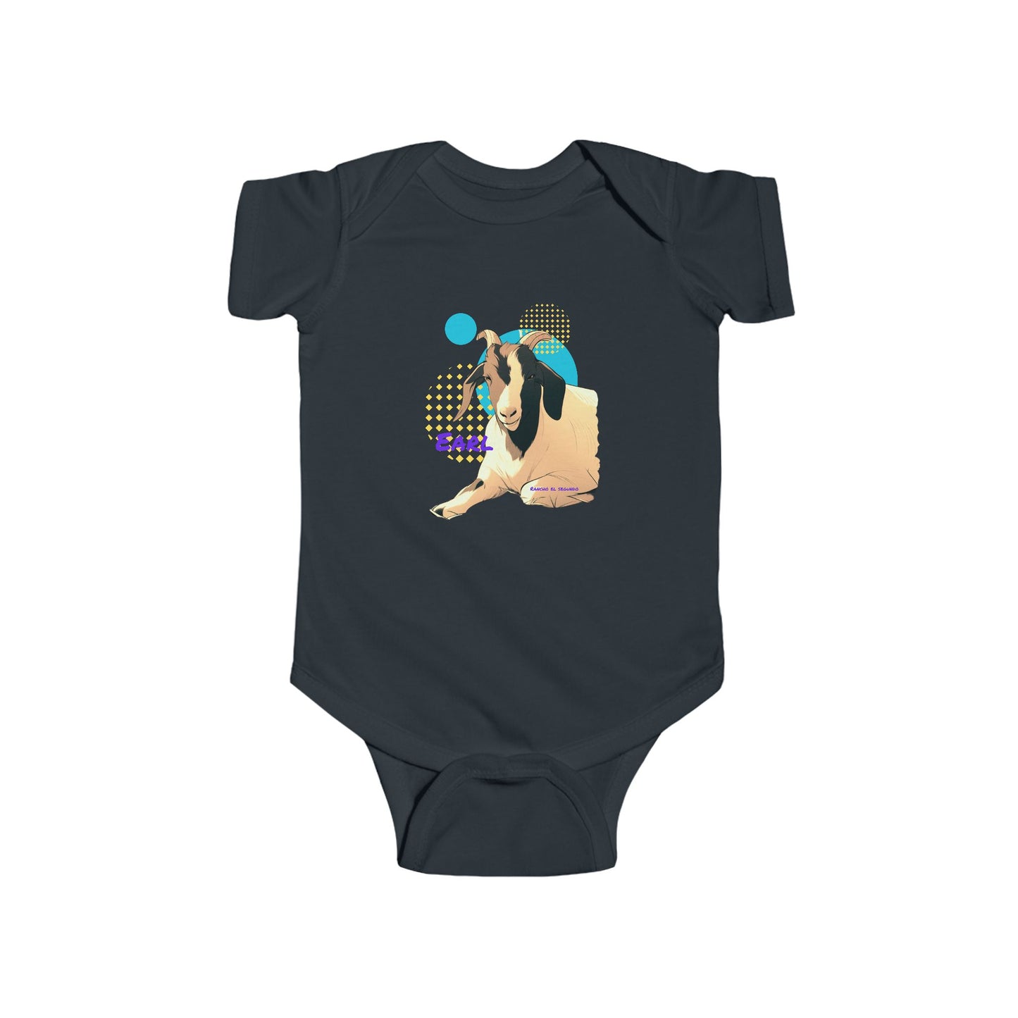 INFANT SHORT SLEEVE ONESIE - EARL - CALI SUN